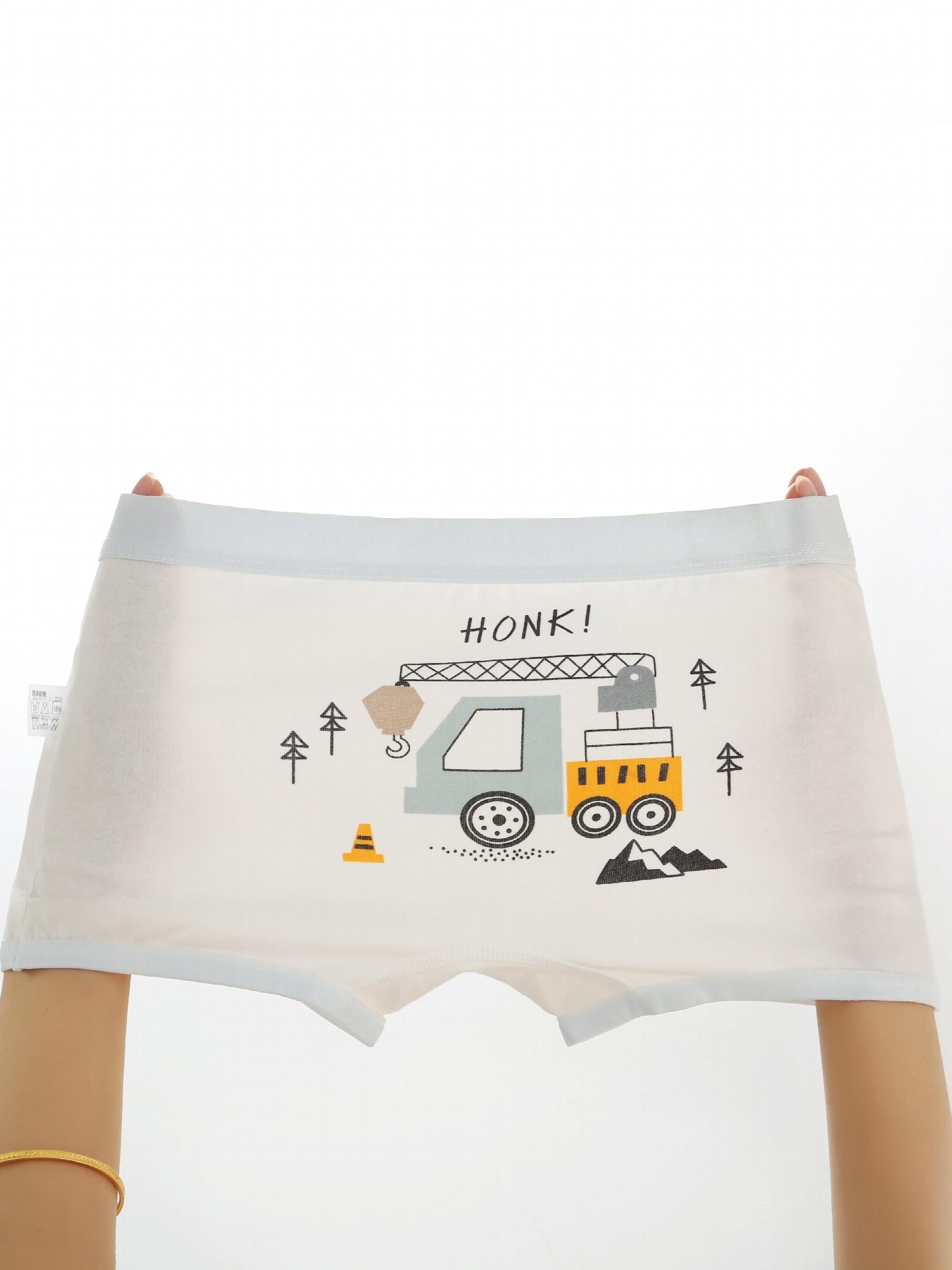 4pcs Boys Teen Cartoon Boxer Briefs Clothes