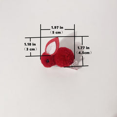 1pc Rabbit Plush Hair Clips for Baby Girls
