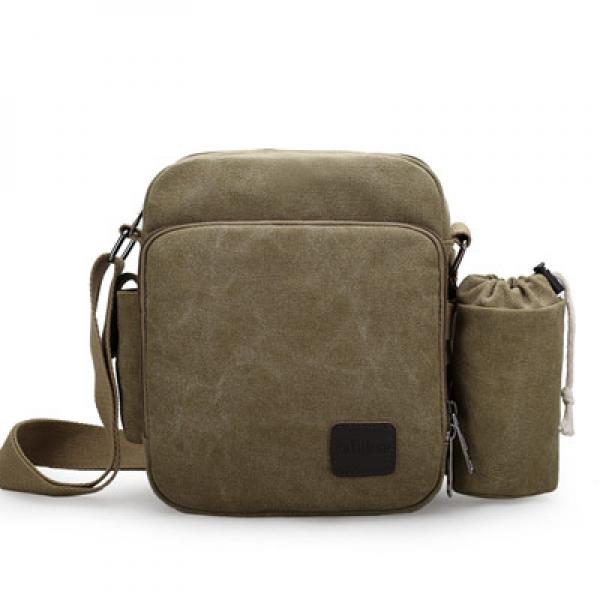 Retro Canvas Men's Shoulder Bag Large-capacity Leisure Bag