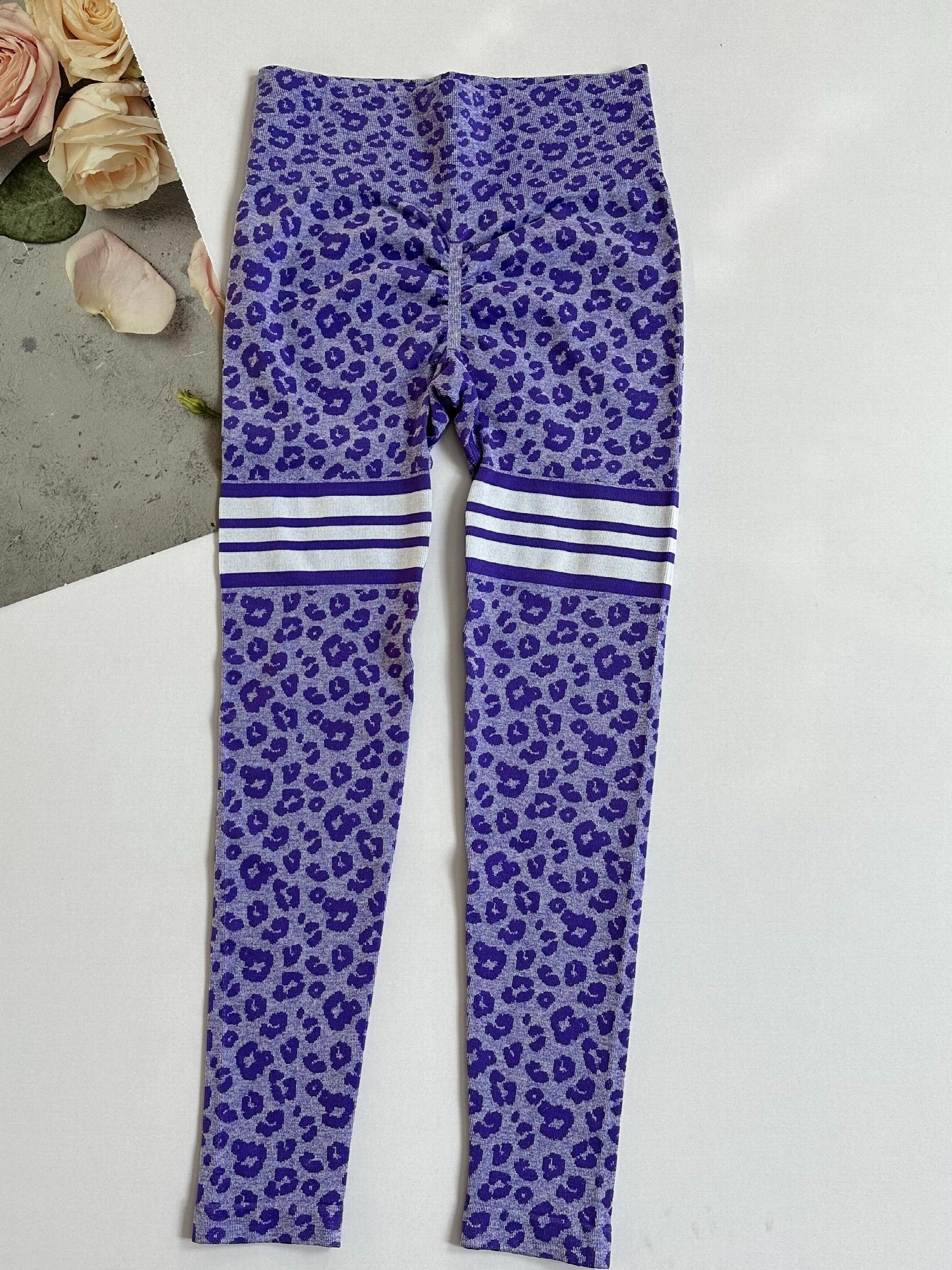 Leopard Print High Waist Yoga Pants Butt Lifting Slimming Leggings