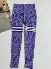 Leopard Print High Waist Yoga Pants Butt Lifting Slimming Leggings