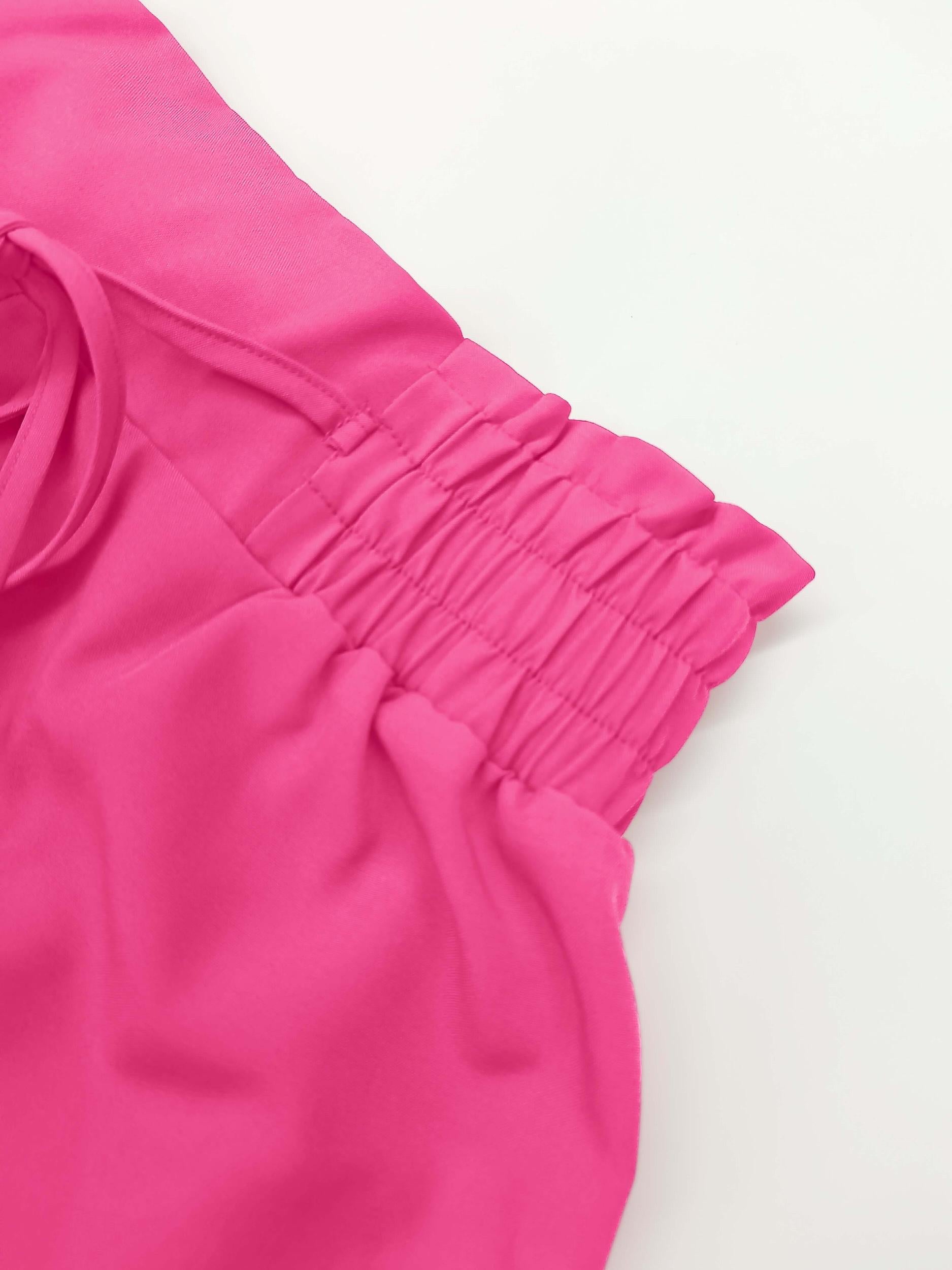 High Waist Drawstring Shorts for Women