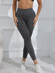 Leopard Print Yoga Tight Pants High Waist Leggings