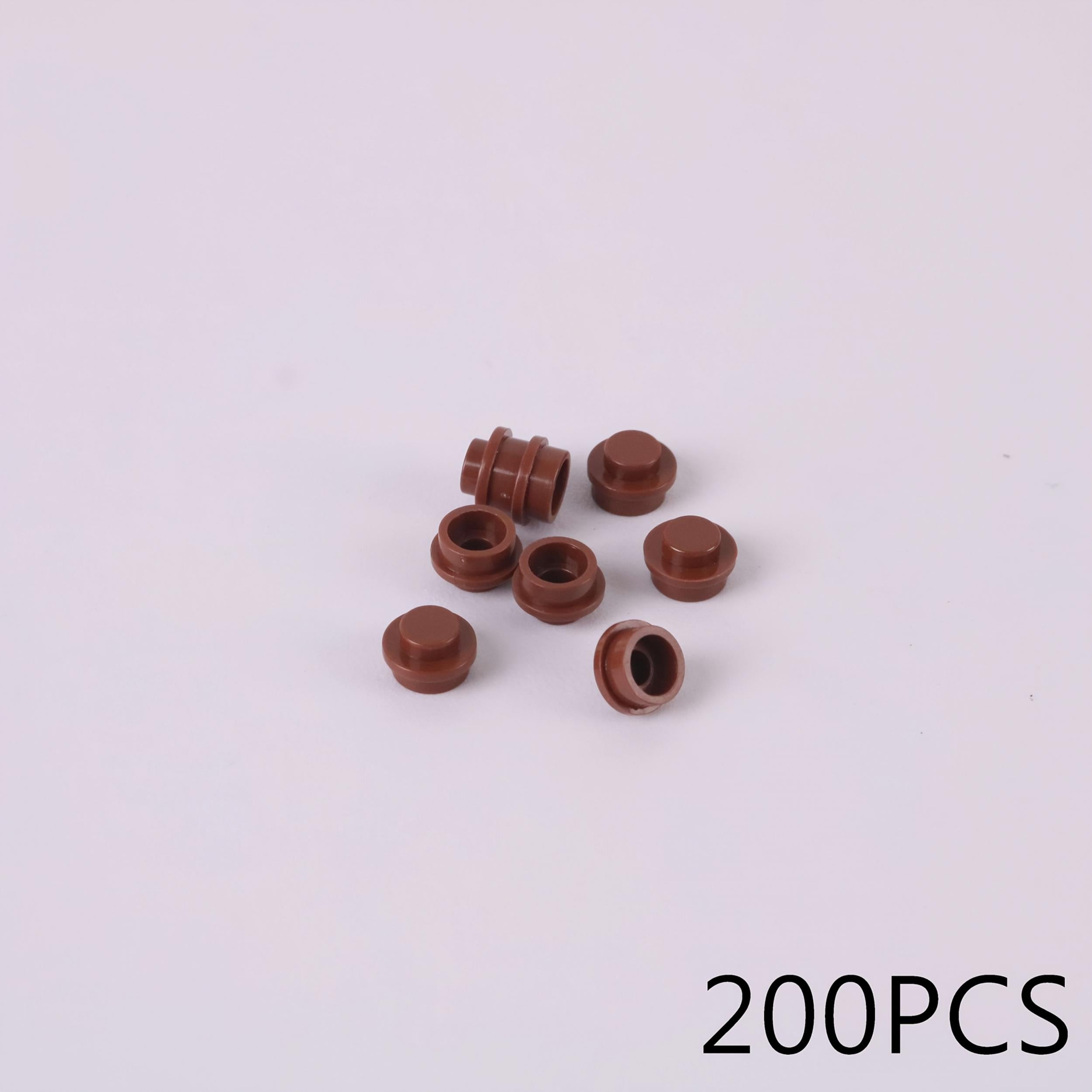 200pcs 1x1 Disc Building Block Material for DIY Art and Car Lighting