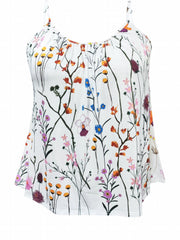 Floral Print Plus Size Cami Top