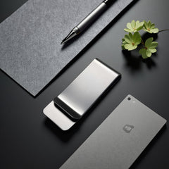Personalized Stainless Steel Money Clip with Engraved Name
