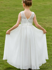 Grace Lace Flower Girls Wedding Dress
