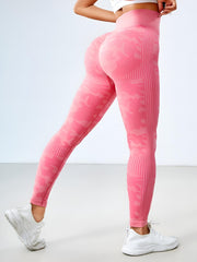 Camo Print Slim Fit Yoga Leggings