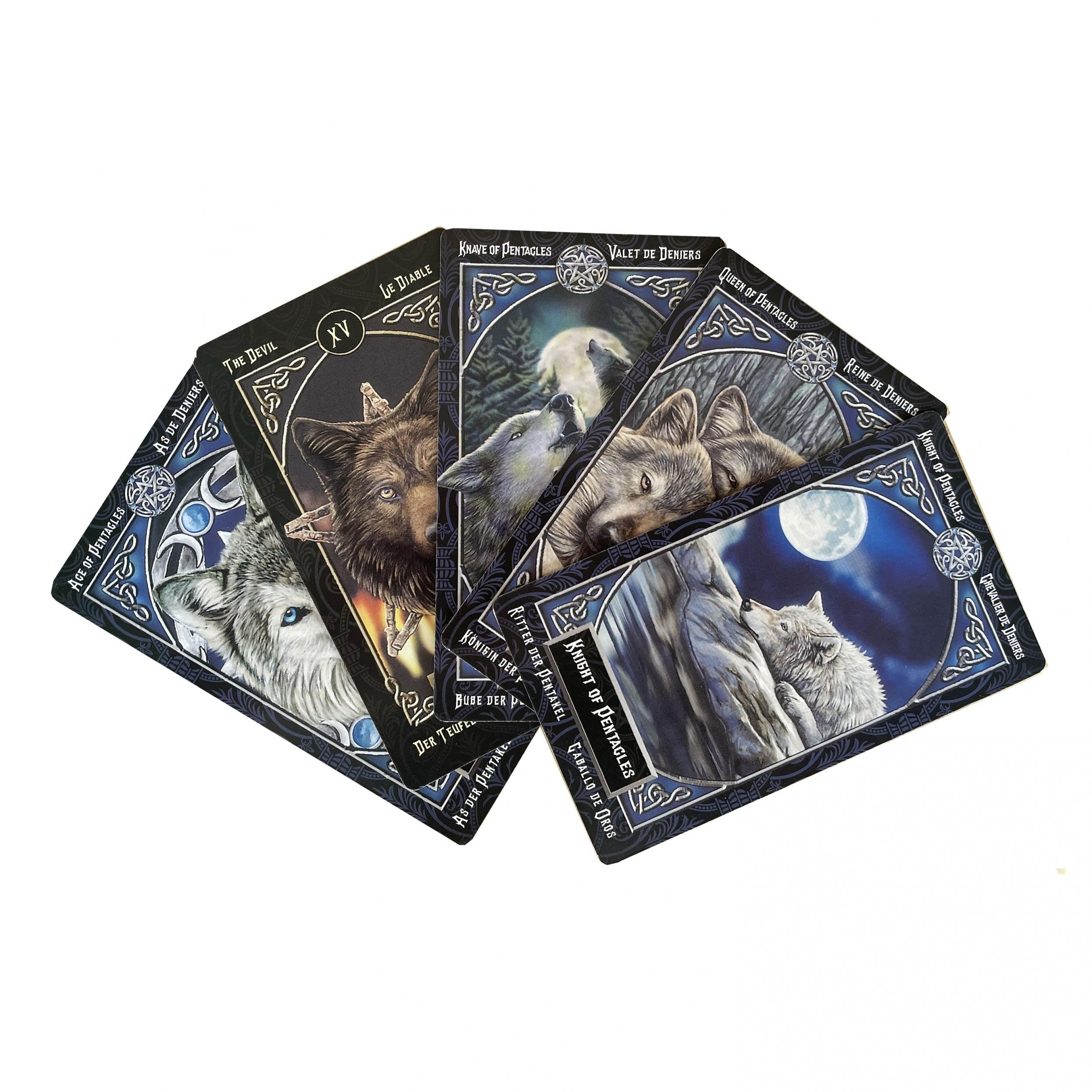 Mini Oracle Card Deck Vintage Tarot Card Fun Camping Game Entertainment