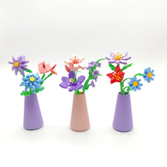 Diamond Particle Bouquet & Building Blocks Gift Set
