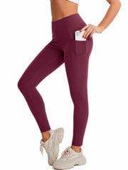 High Waist Yoga Pants With Pocket Slimming Leggings Women's Activewear