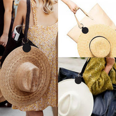 Magnetic Travel Hat Clip Keychain Portable Wide Brim Hat Clip