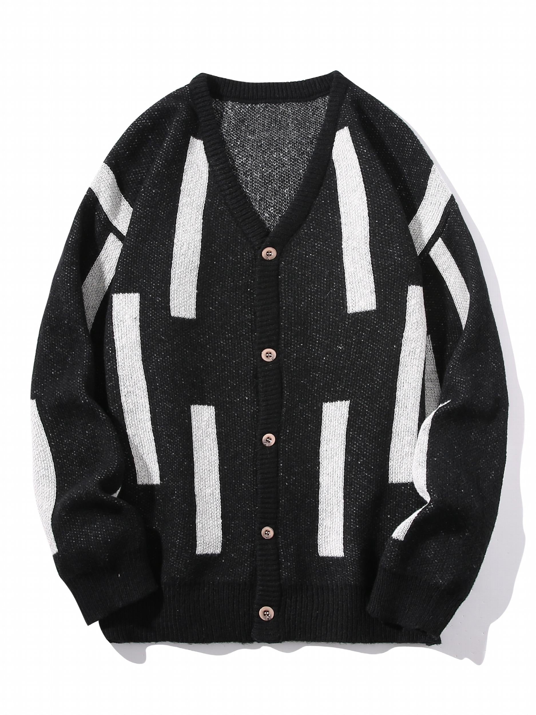 Men's Vintage Style V Neck Button Up Cardigan Vest
