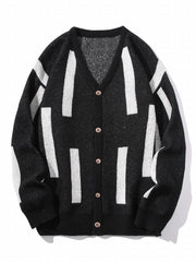 Men's Vintage Style V Neck Button Up Cardigan Vest