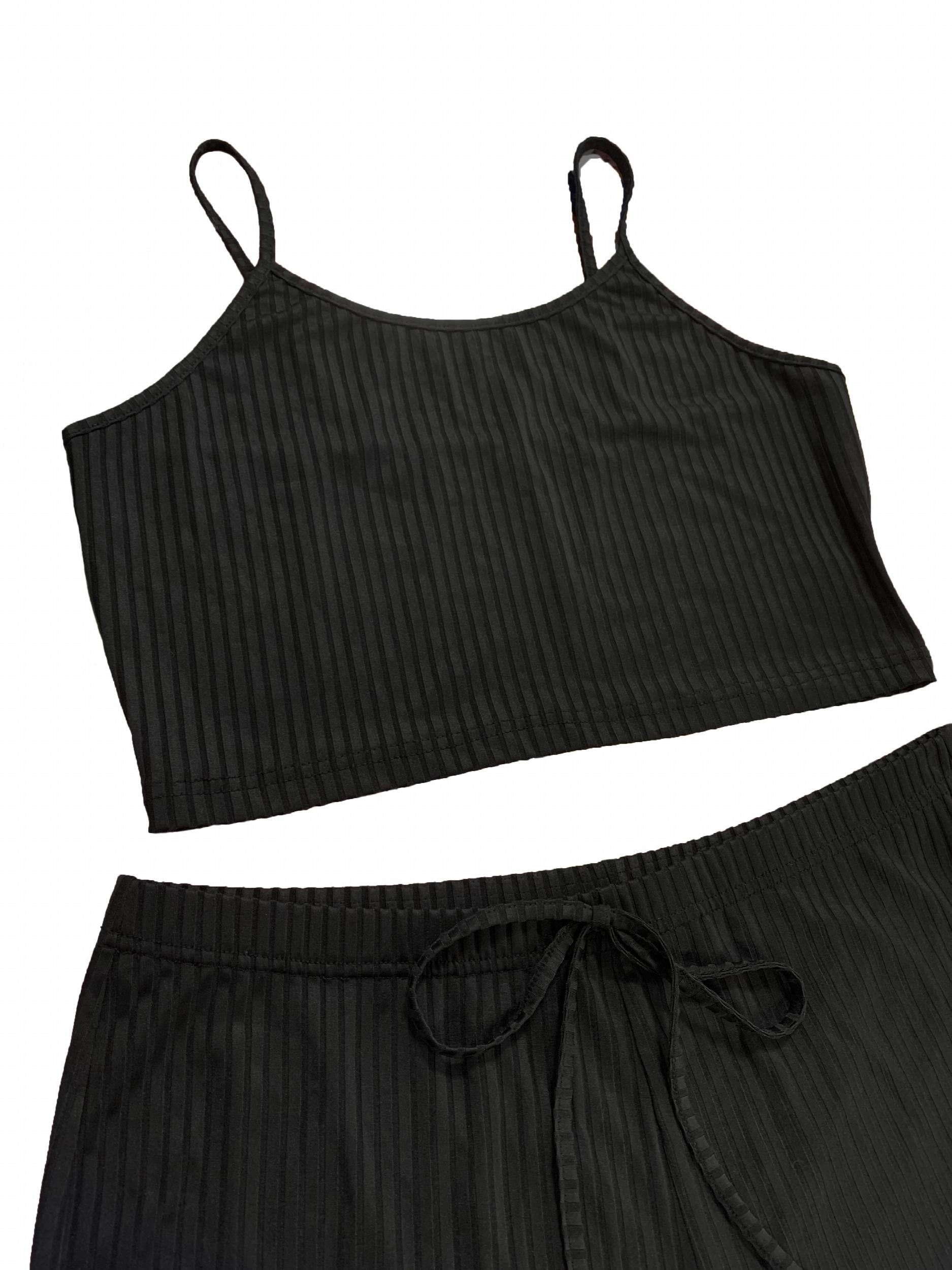 Ribbed Cami Top & Shorts Set