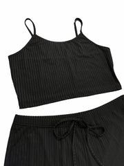 Ribbed Cami Top & Shorts Set
