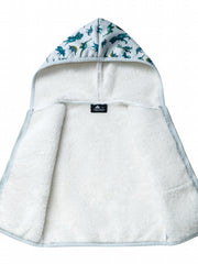 Boys Velvet Sweatshirt Coat Zip Up Hooded Warm Jacket