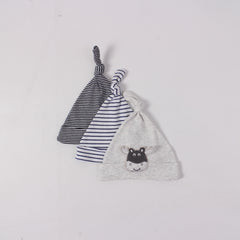 3pcs Baby Cotton Carpet Caps Lightweight Breathable Hat For Newborn