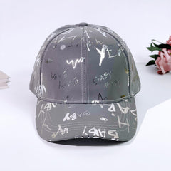 Gray Baseball Cap Hip Hop Dad Hat Lightweight Adjustable Sun