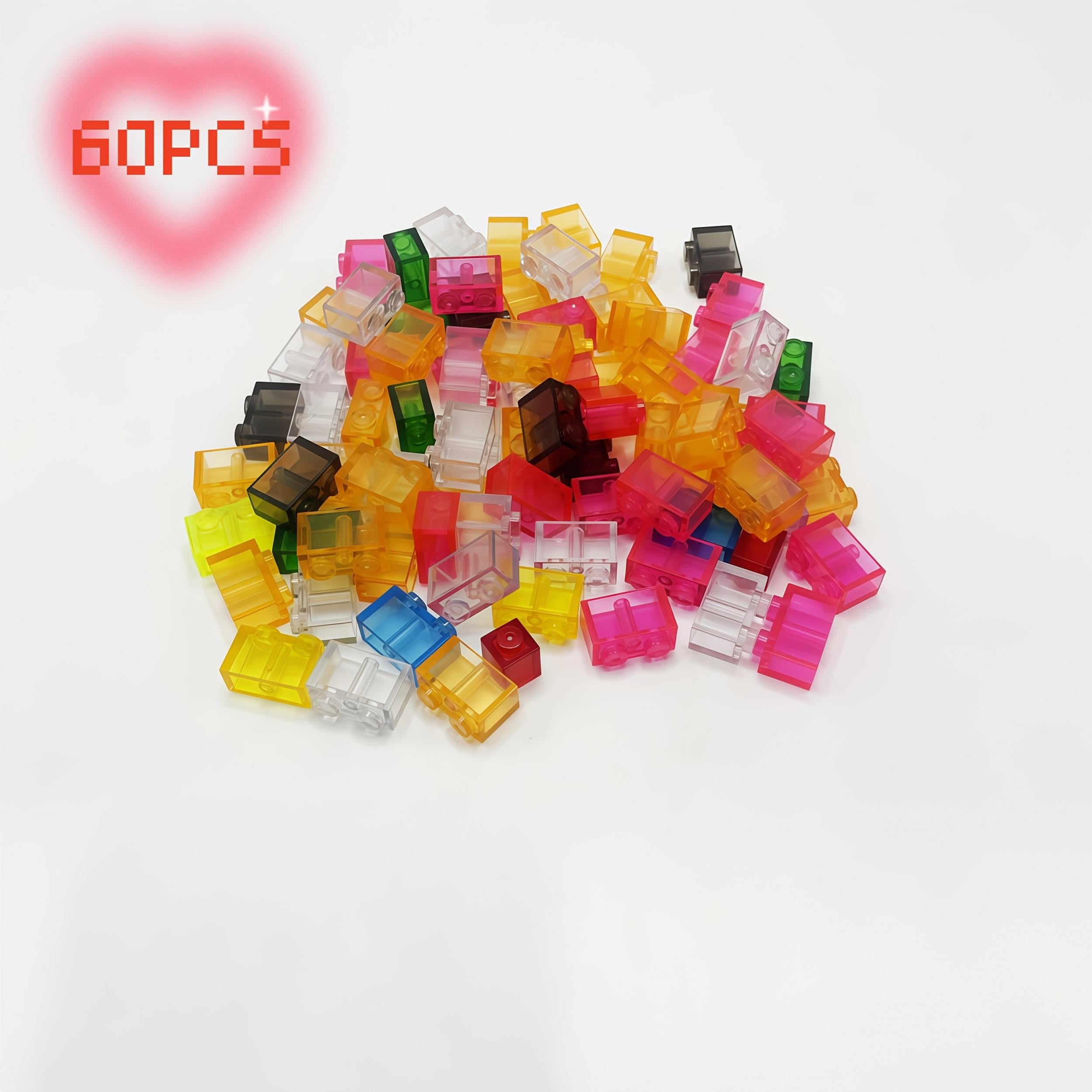 60pcs Crystal Building Blocks Variety DIY Building Blocks