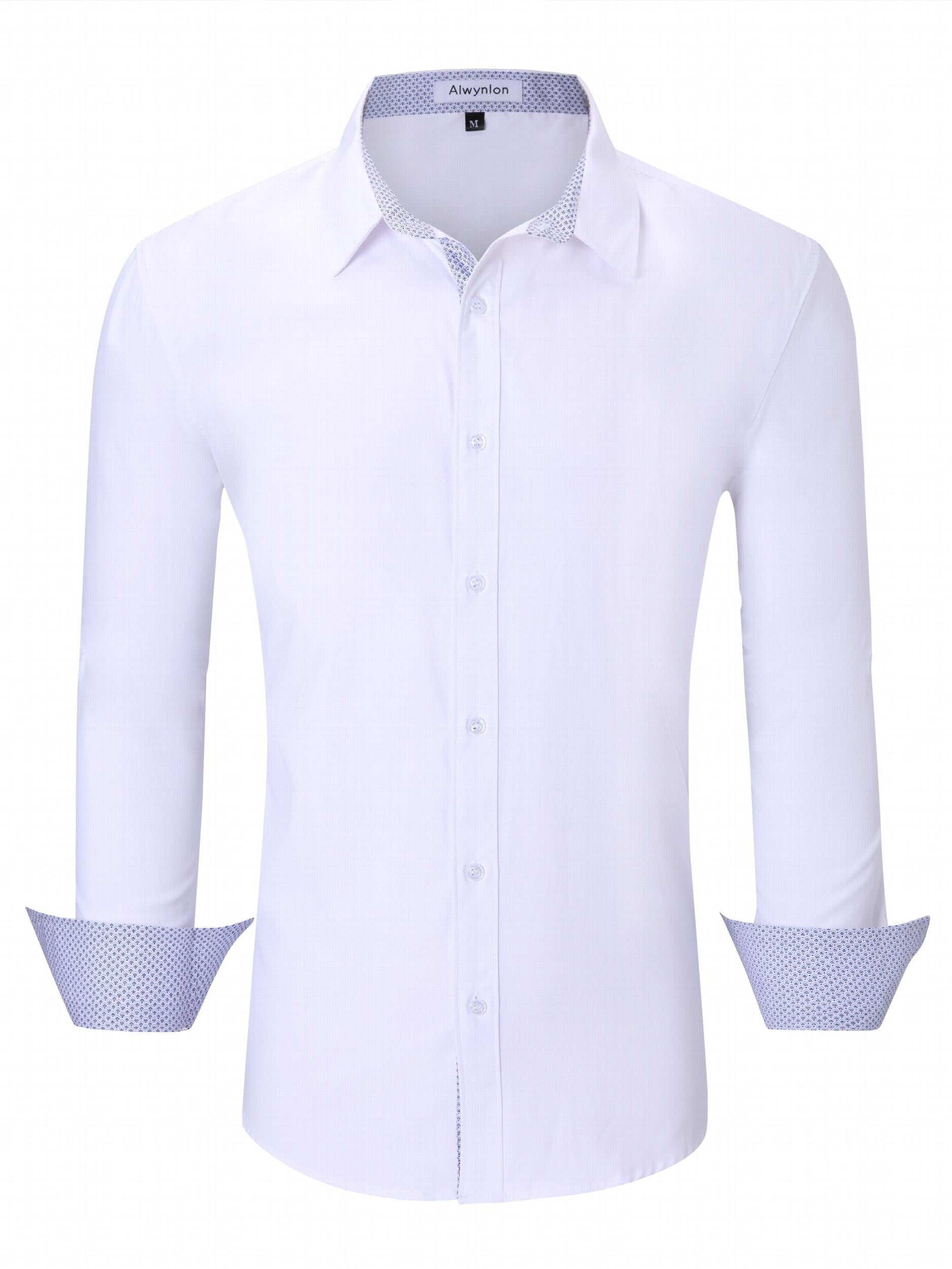 Men's Casual Button Up Long Sleeve Shirt