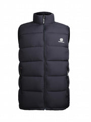 Men's Winter Vest Stand Collar Zip Up Casual Padded Vest