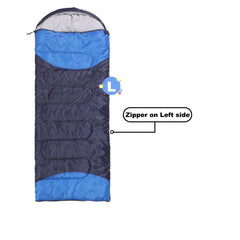 Double Stitching Camping Sleeping Bag - Spliceable for Mountaineering and Hiking