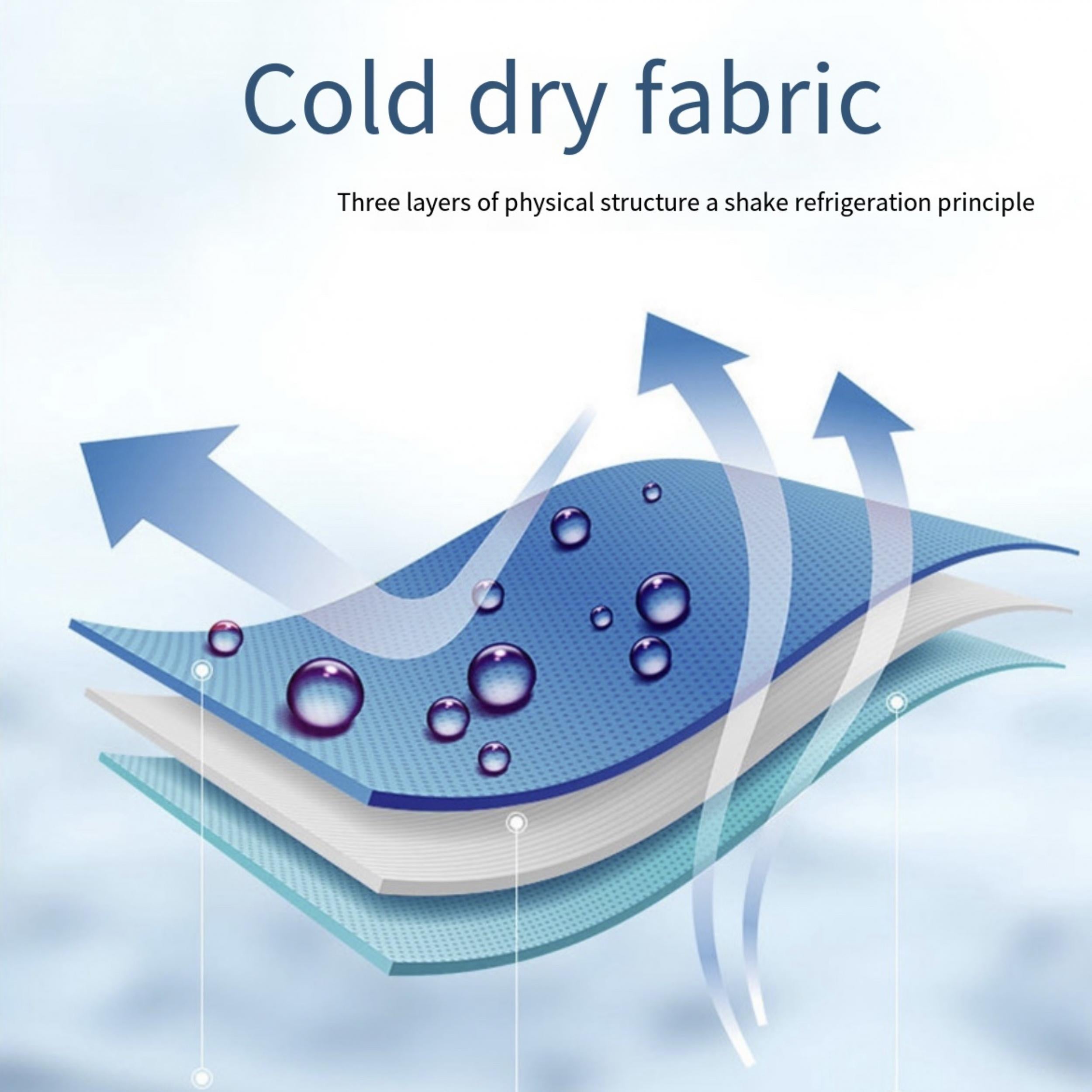 10pcs Sports Cooling Towels Quick Drying Cold Feeling Towels