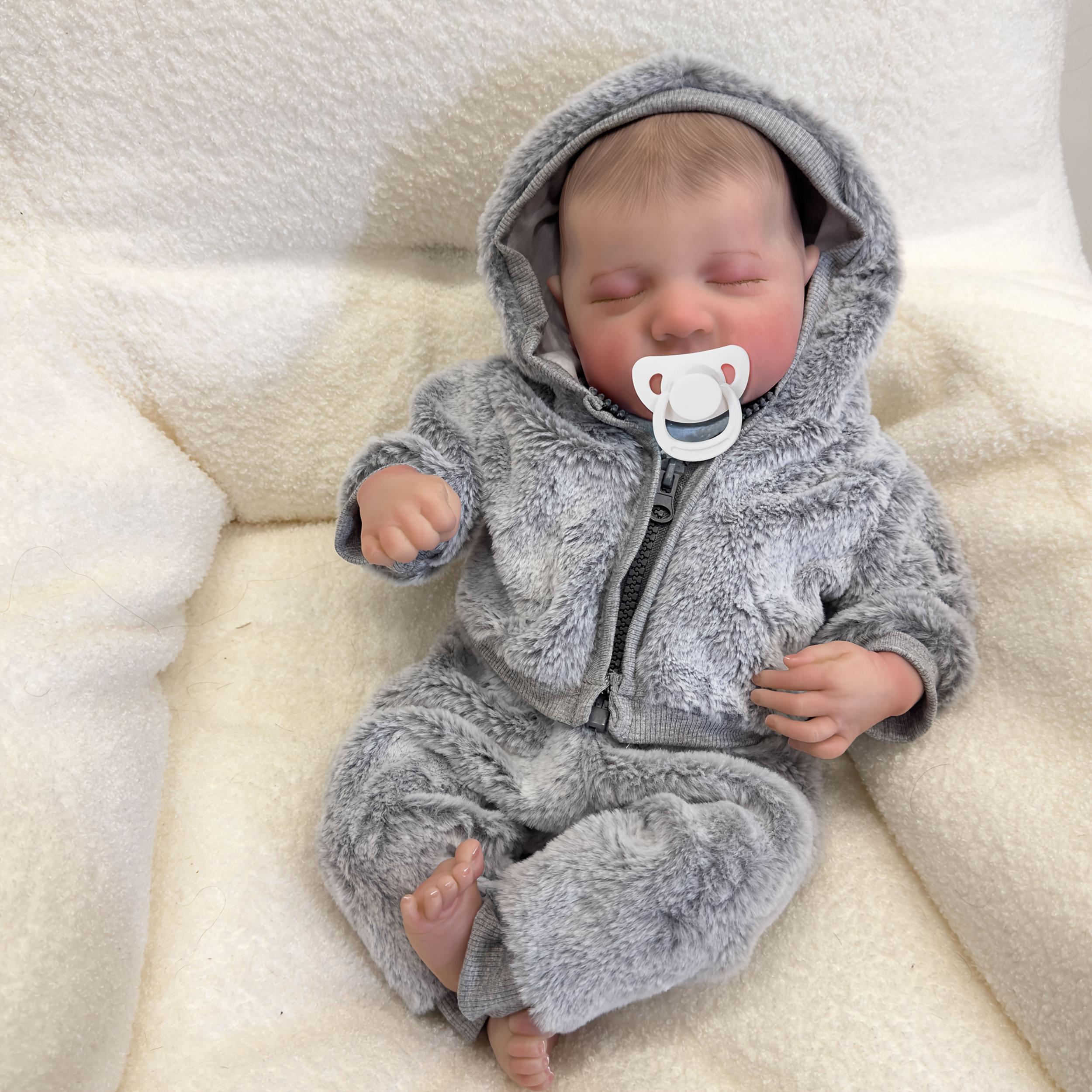 Reborn Baby Doll Boy Levi Soft Baby Newborn Realistic Doll