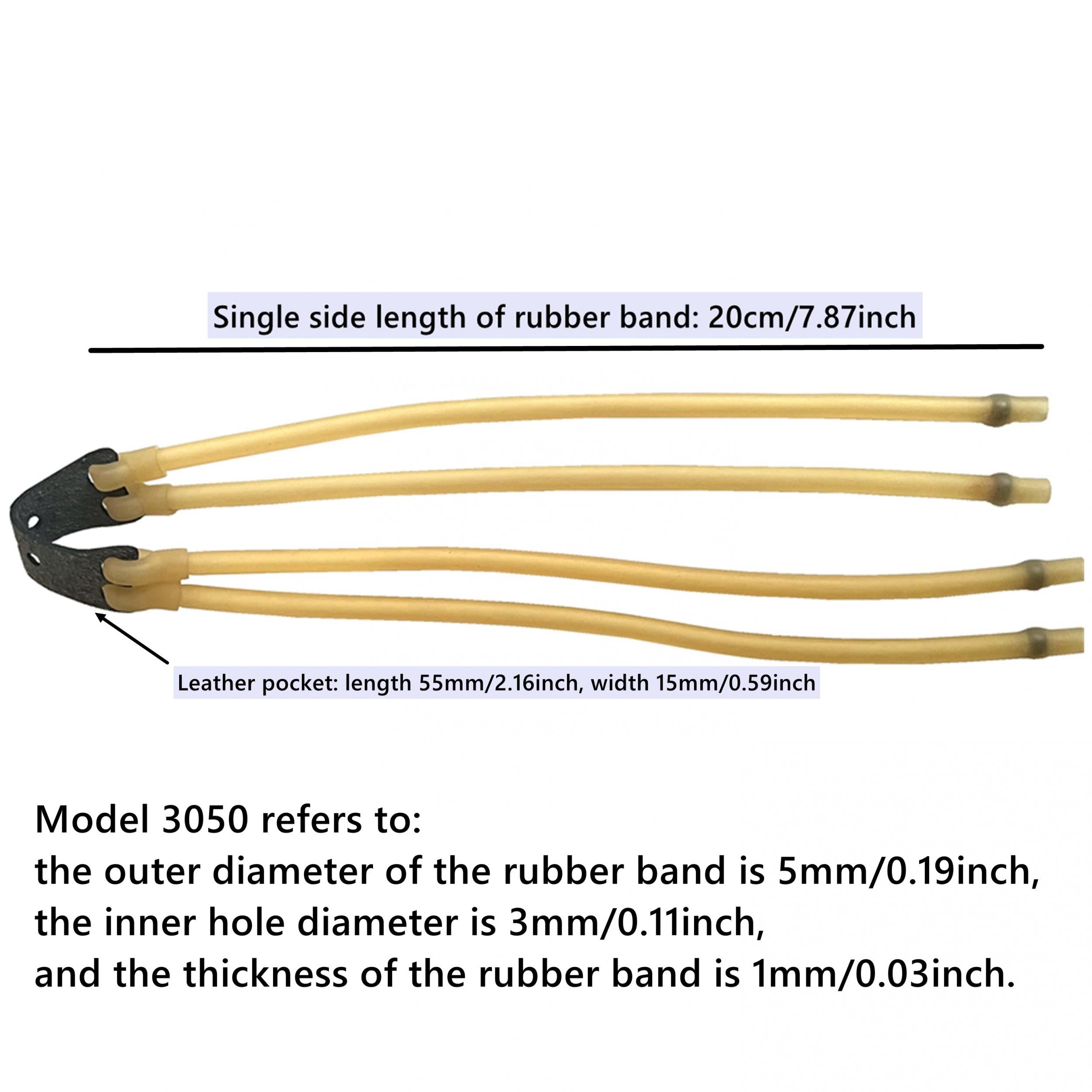 2pcs 3050 Style Tubular Bands Replacement Rubber Bands