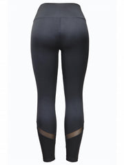 Women's Mesh Patchwork Yoga Leggings Butt Lifting High Stretch Pants