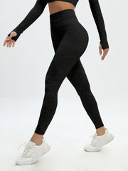 High Waist Camo Yoga Pants Butt Lifting Cropped Leggings for Women