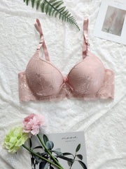 Lace Push Up Bra Comfy & Scallop Trim Bra Women's Lingerie