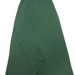 High Waist Solid Split Maxi Skirt for Women
