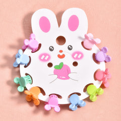 10pcs Girls Mouse Ears Hair Clips Colorful Hairpins Party Wedding