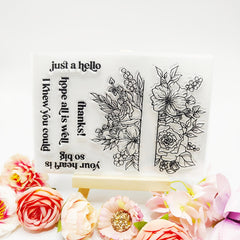 Silicone Flower Seal Stamp DIY For Birthday Gift