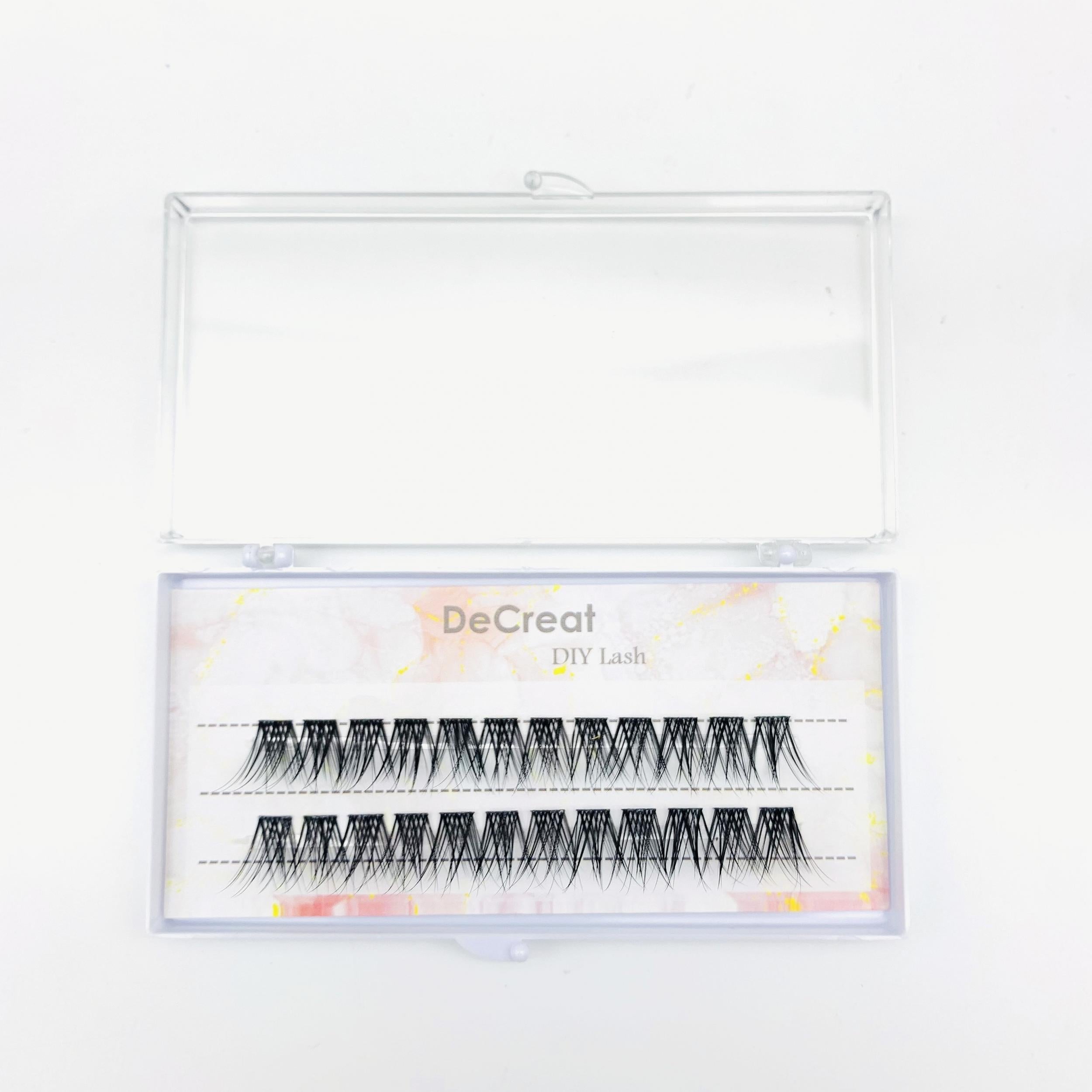DIY Eyelash Extension Clusters 3D Segmented False Lashes Set