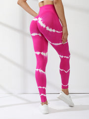 Tie Dye Fitness Leggings High Waist Yoga Pants Women's Activewear