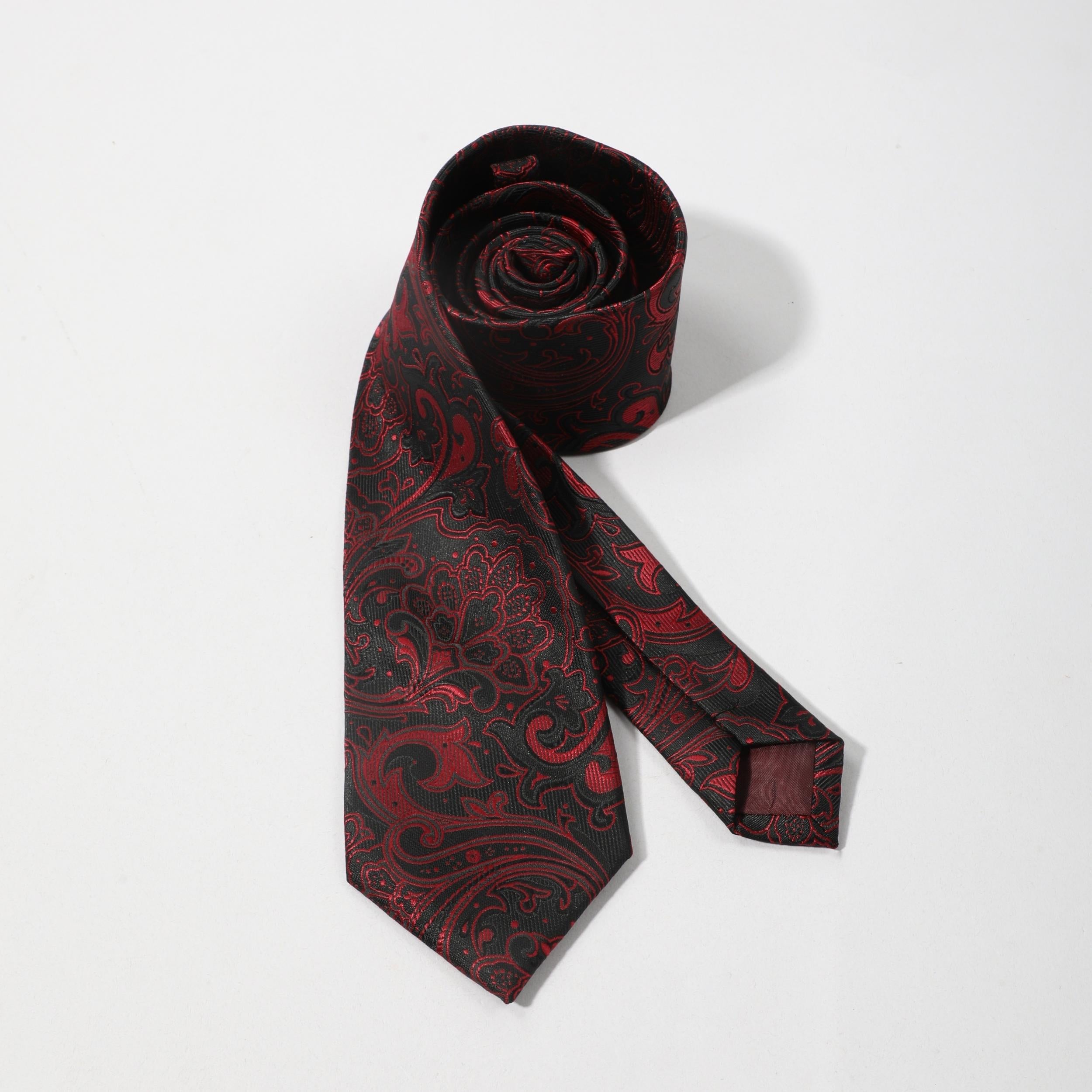 Men's Paisley Cashew Floral Ethnic Style Tie
