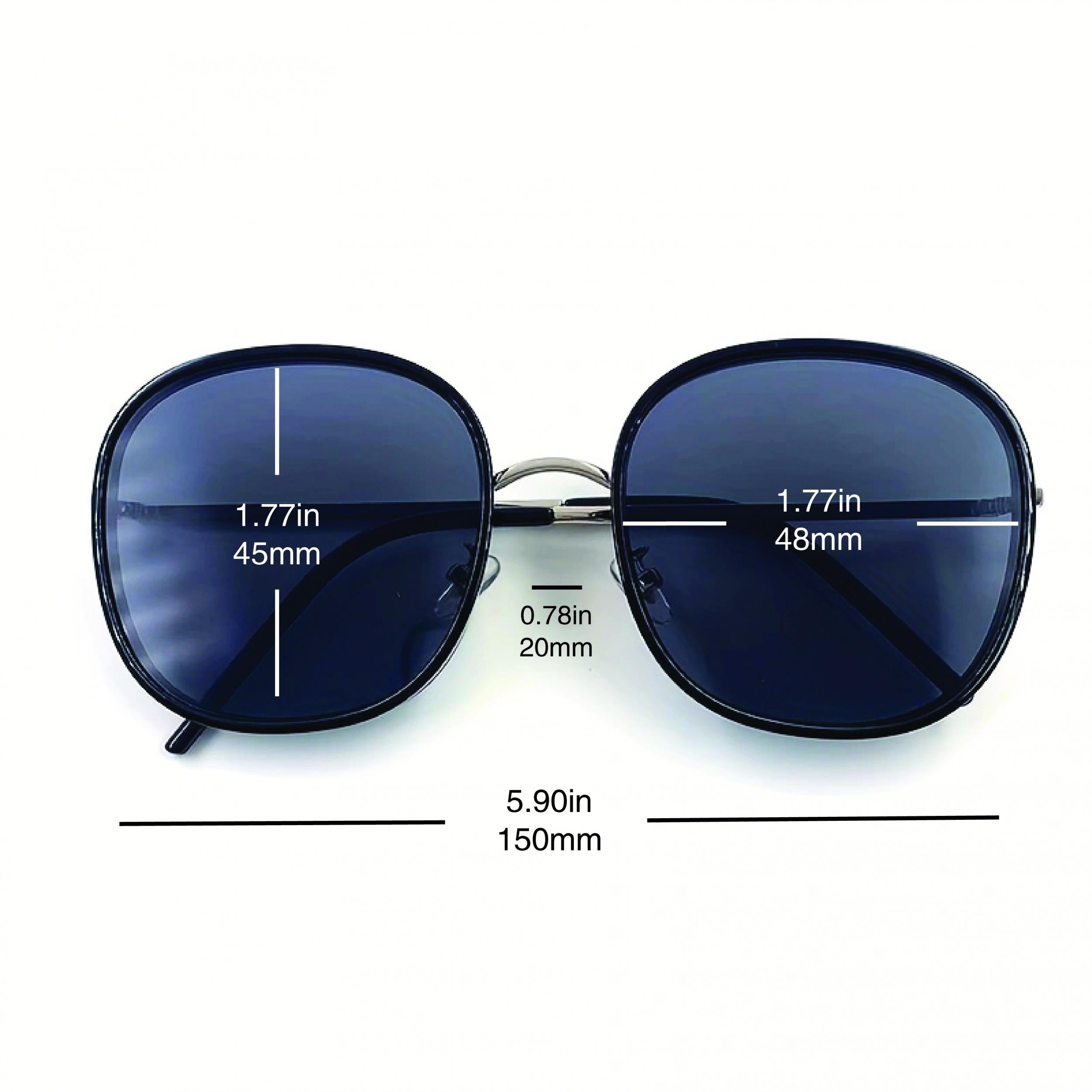 Oversized Cat Eye Sunglasses Casual Oval Frame Glasses UV400