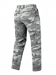 Men's Camo Cargo Pants Loose Casual Outdoor Trousers