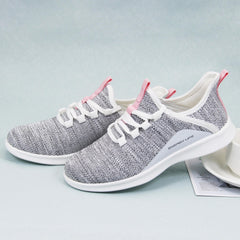 Women's Lightweight Lace Up Running Shoes Low Top Sneakers