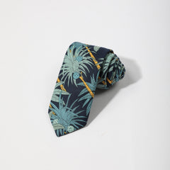Summer Men's Coconut Tree Holiday Beach Necktie