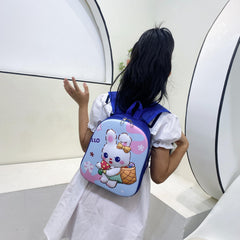 Kids 3D Cartoon Rabbit Backpack Boys Girls Kindergarten Schoolbag