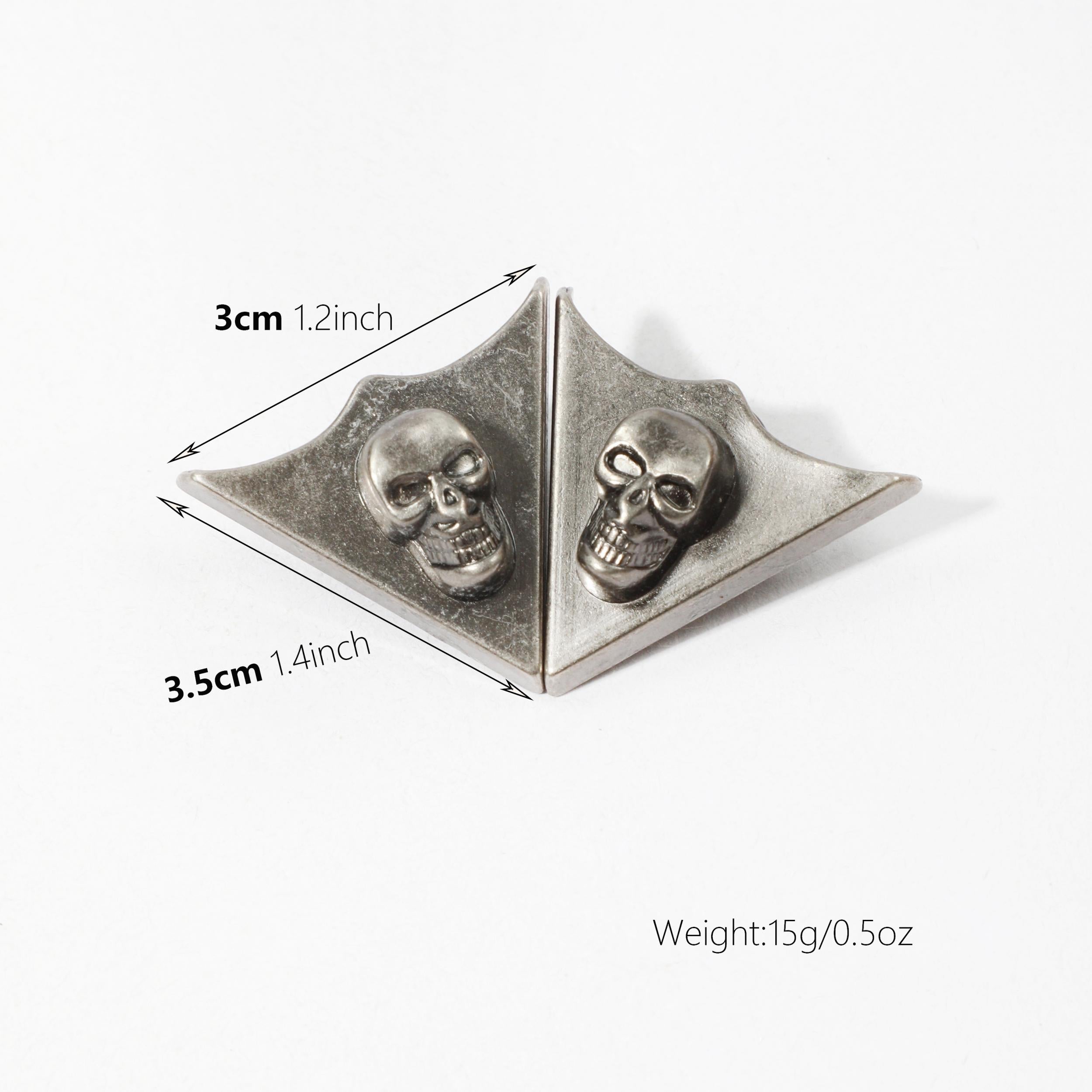 Men's Skull Bow Tie Collar Accessories Hip Hop Punk Bow Tie Charm