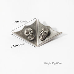 Men's Skull Bow Tie Collar Accessories Hip Hop Punk Bow Tie Charm