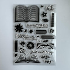 Reusable Silicone Rubber Transparent Stamps for Card Making and Scrapbooking