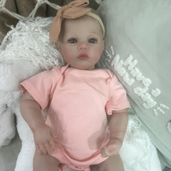 45" Baby Doll Meadow Soft Body 3D Skin With Visible Veins Art Doll
