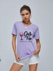 GIRLS TIME Loose Tank Top V Neck Sports Fitness Yoga Running Top