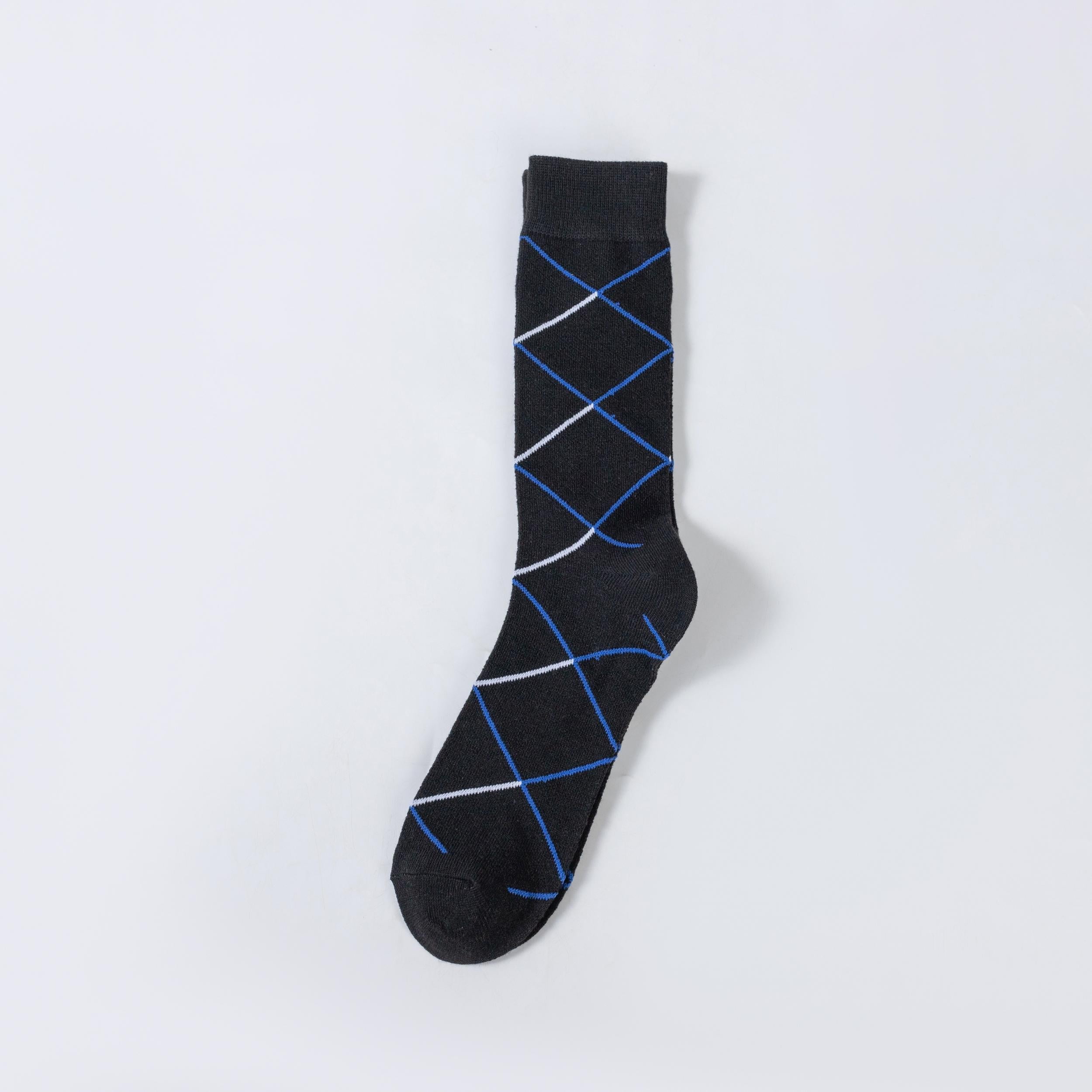Antibacterial Crew Socks Men's Business Socks All Seasons